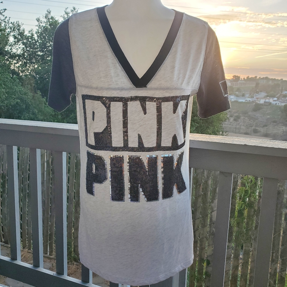 PINK Tee Shirt with Bling